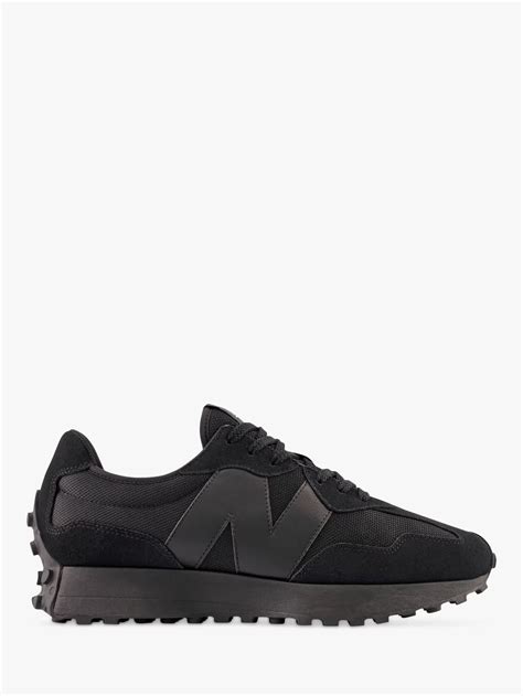 NEW BALANCE 327 Retro Trainers in Triple Black | endource