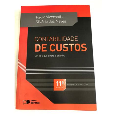 Contabilidade De Custos Um Enfoque Direto E Objetivo Livro Shopee Brasil