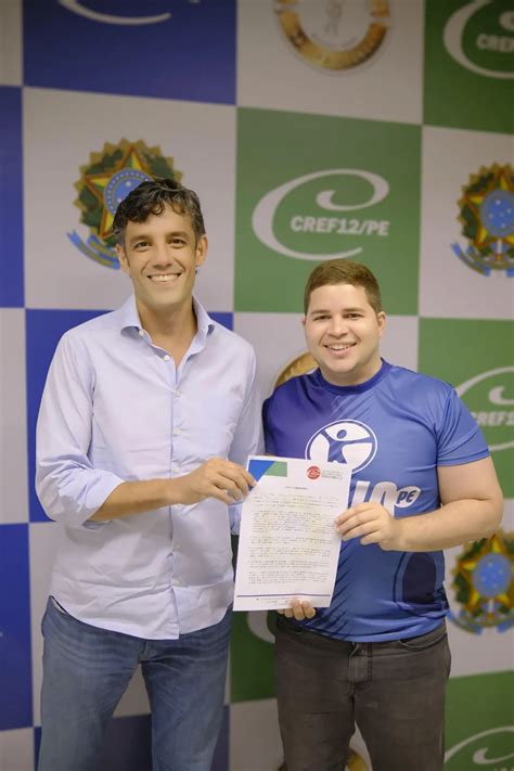 Daniel Coelho Assina Carta Compromisso No CREF12 PE Pernambuco Urgente