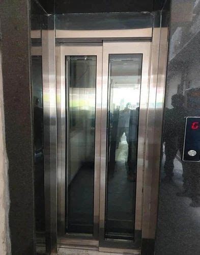 Center Opening Stainless Steel Elevator Glass Door At Rs 740000 In Ghaziabad