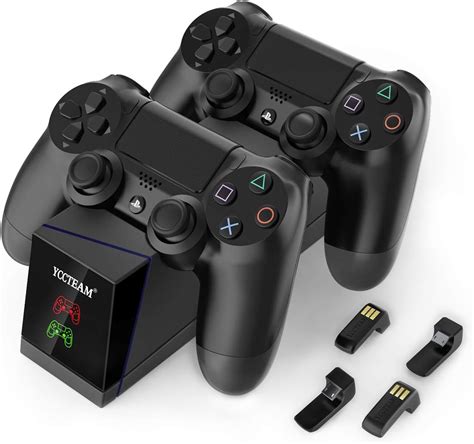 Yccteam Controller Charger Compatible With Ps4 Dual Fast Controller Charging