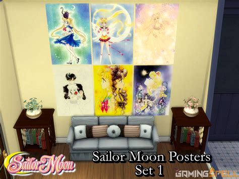 Sims 4 Anime Posters CC