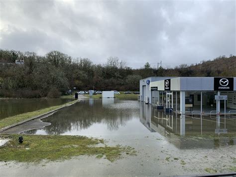 En images Les fortes pluies font monter le niveau de la rivière Lot à