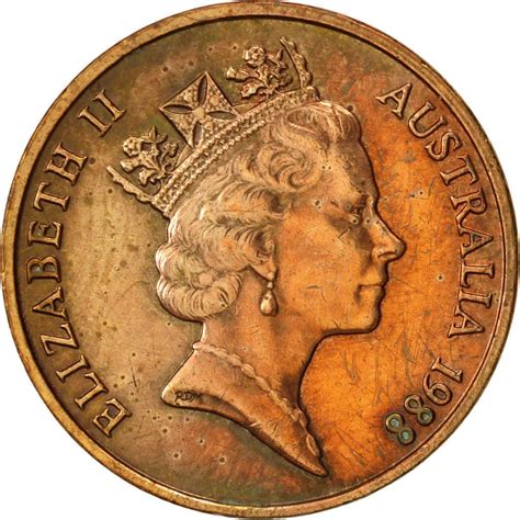 Two Cents 1988, Coin from Australia - Online Coin Club