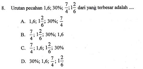 Detail Contoh Urutan Pecahan Dari Yang Terkecil Koleksi Nomer 16