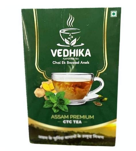 Packaging Size 250 G Ginger And Mint Vedhika Assam Premium Ctc Tea Granules At Rs 42pack In