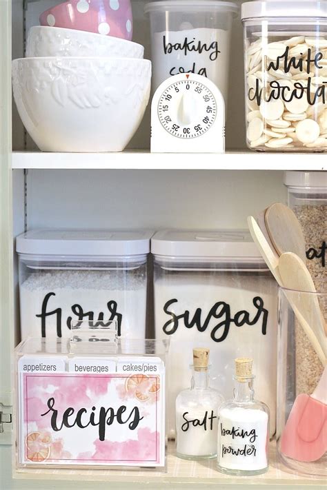 DIY Pantry Labels