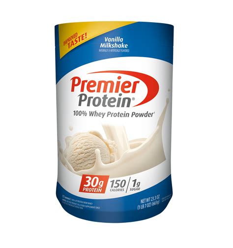 Premier Protein 100 Whey Protein Powder Vanilla Milkshake 30g