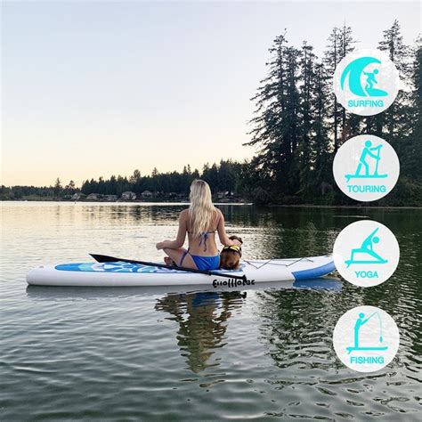 Funwater Tiki Cruise Inflatable Stand Up Paddle Board X X Cm Ultra