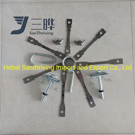 Aluminum Formwork Accessories Wall Tie Flat Wall Tie Round Head