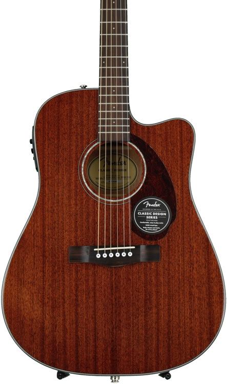 Fender Cd Sce Dreadnought Acoustic Electric Guitar Natural