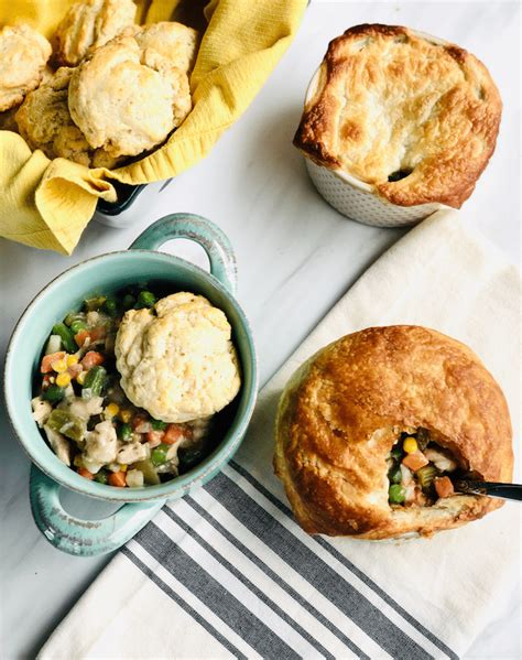 Crockpot Chicken Pot Pie With Biscuits Or Flaky Puff Pastry Topping