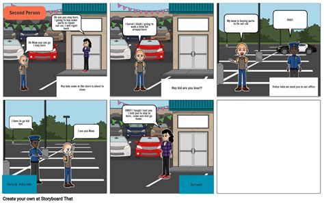 Second Person Comic Strip Storyboard By 9c1e1bc0