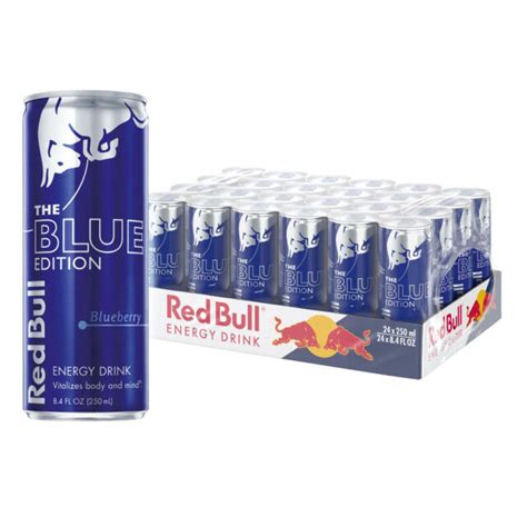 Red Bull Energy Drink Blue Edition 8 4oz 24pk Blueberry ~ Free