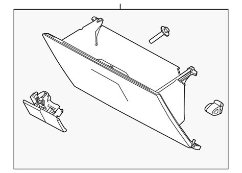 2009 2014 Ford F 150 OEM Glove Box Assembly CL3Z 1506024 AC OEM Ford