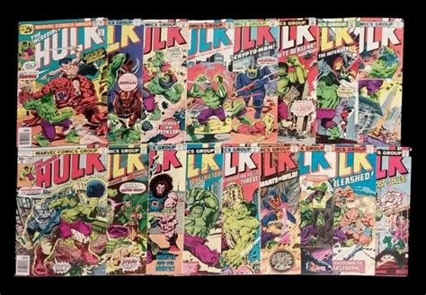 ComicConnect INCREDIBLE HULK GROUP LOT 201 Comic Book Group Lot VF