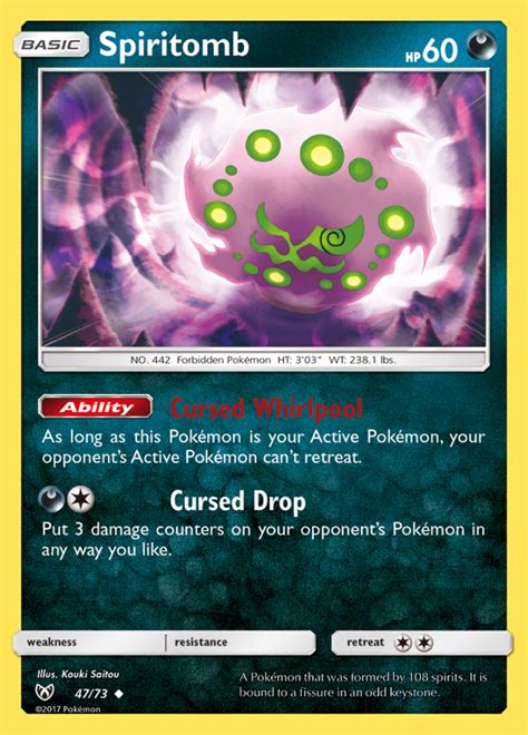 Spiritomb Shining Legends Uncommon Pokemon Tcg Digitaltq