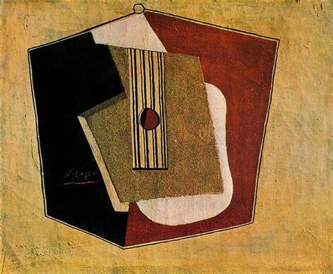 The Guitar 1916 Pablo Picasso