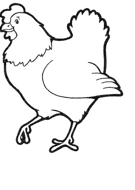 Chicken Coloring Pages - Coloringpages1001.com