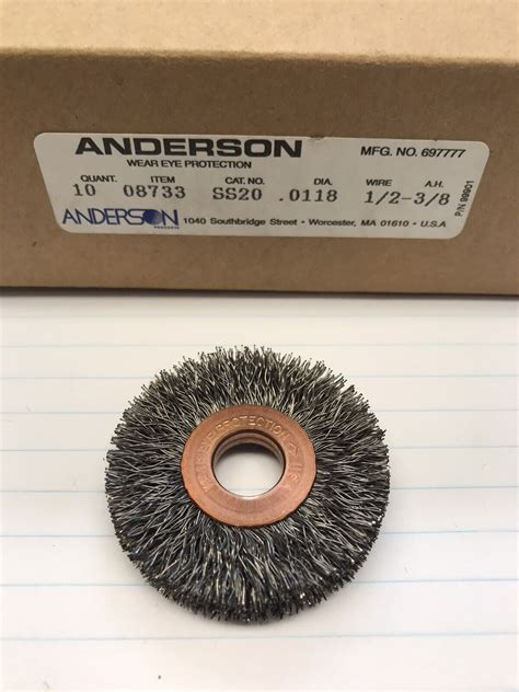 10 Pcs 2 X 3 8 X 1 2 3 8 AH 0118 SS CRIMPED WIRE WHEELS ANDERSON