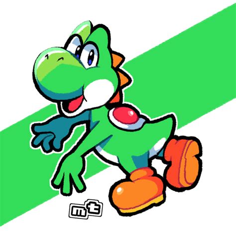 Yoshi - Mario Fan Art (45473132) - Fanpop