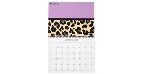 Leopard Calendar | Zazzle