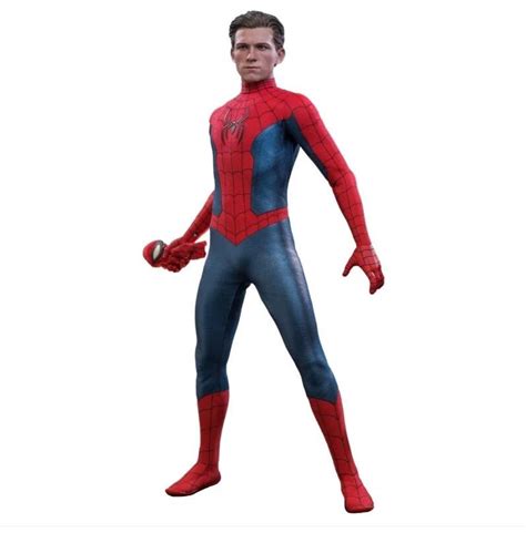 Figurine Hot Toys MMS679 Marvel Comics Spider Man No Way Home Spider Man New Red And