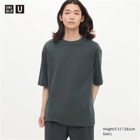 男女適穿 U Airism棉質寬版圓領t恤五分袖 Uniqlo 比價 Uq 搜尋