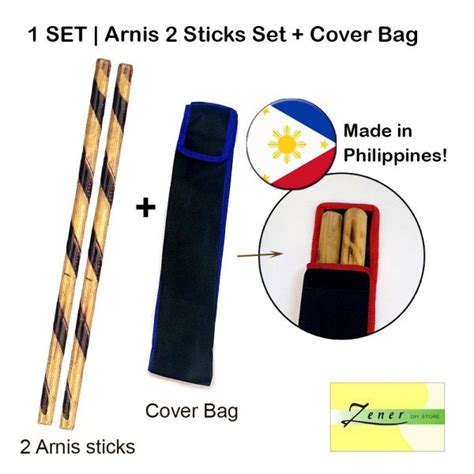 Arnis Sticks Set Cover Bag Kali Set Zener Diy Store