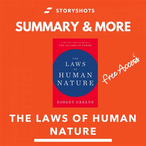 The Laws of Human Nature by Robert Greene Summary, PDF, Audiobook