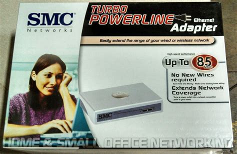 Smc Smcht Eth Ez Connect Mbps Turbo Powerline To Ethernet Desktop