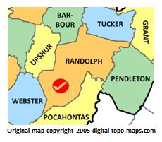 Randolph County Wv Map - Issie Leticia