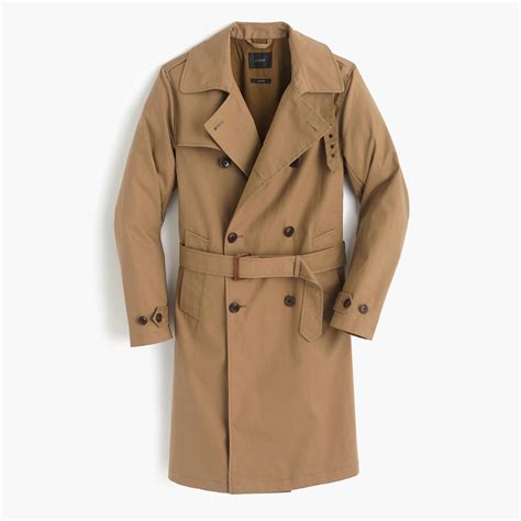 J Crew Ludlow Double Breasted Water Repellent Trench Coat For Men Lyst