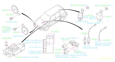 Subaru Forester Vehicle Speed Sensor Ac Genuine Subaru