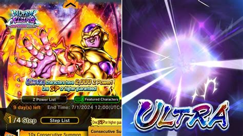 Chrono Crystals Summon On Ultra Golden Frieza Dragon Ball