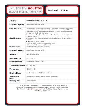 Fillable Online Uh University Of Houston Uh Fax Email Print