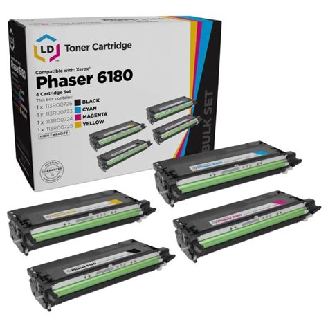 Xerox Phaser High Capacity Bk C M Y Toners Inkcartridges