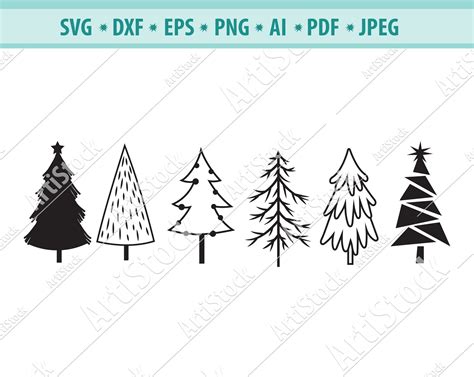 Christmas Tree Svg Christmas Svg Christmas Tree Cut File - Etsy