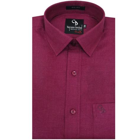 Charaghdin.com - Plain Maroon Shirt