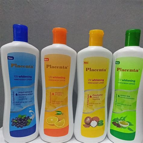 Jual Placenta Uv Whitening Hand Body Lotion Ml Shopee Indonesia