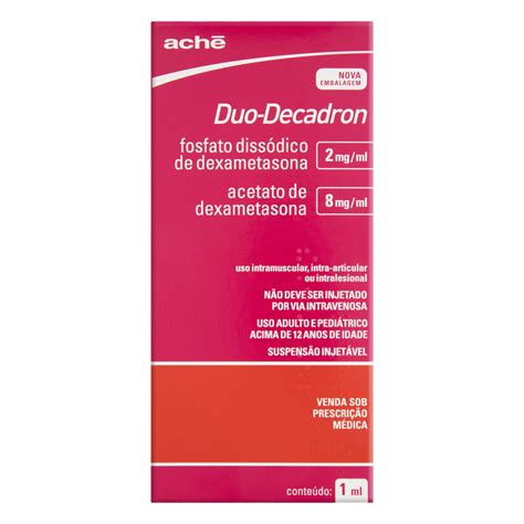 DUO DECADRON ACHÉ CAIXA 1ML SUSPENSÃO INJETÁVEL GTIN EAN UPC