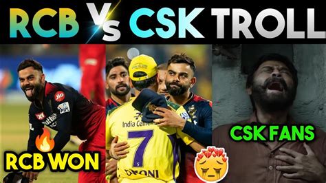 Rcb Vs Csk Troll 🔥 Kohli 30 Ipl Trolls Telugu Ipl 2022 Trolls