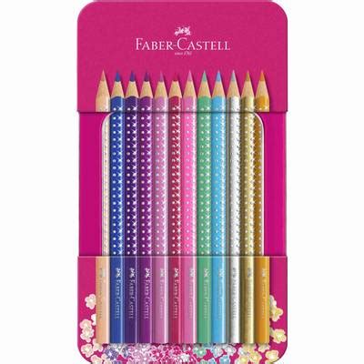 Crayons De Couleur Sparkle Faber Castell Ensemble 12 Couleurs Par