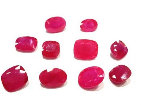 3 To 4 5 Caret Pink Natural New Burma Ruby Size 7 To 8 5 MM At Rs