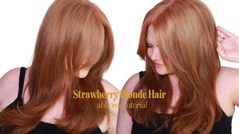 My Updated Strawberry Blonde Hair Color Formula At Home DIY Reddish