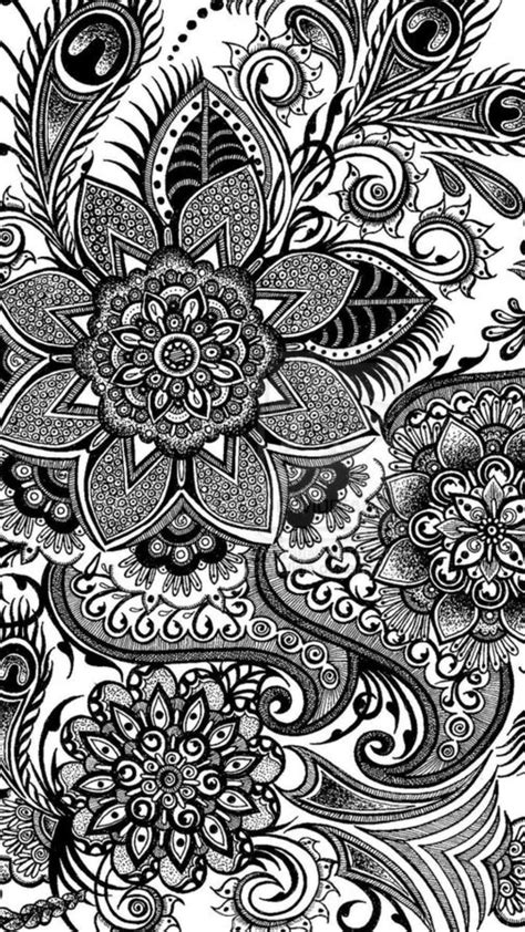 75+ Black And White Doodle Wallpaper - Home Decor Ideas