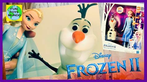 Frozen 2 Talk And Glow Olaf And Elsa Doll Youtube