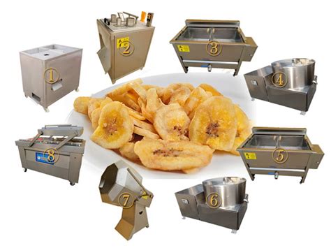 Fried Banana Plantain Chips Production Line Processing Plant