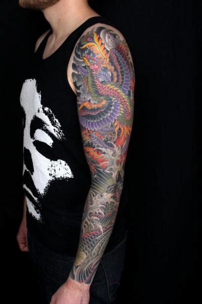 Phoenix Tattoo Sleeve Designs, Ideas and Meaning - Tattoos For You