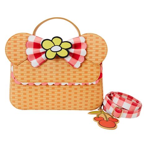 Minnie Mouse Picnic Basket Crossbody Bag - Entertainment Earth